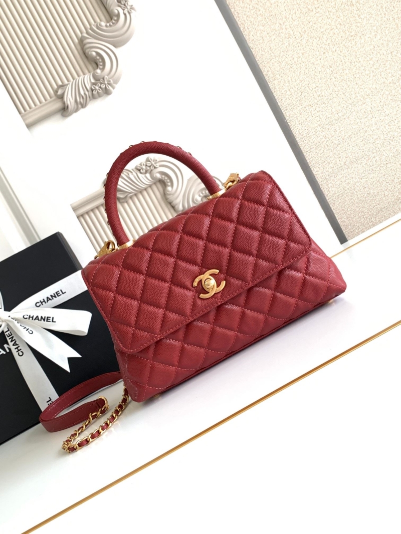 Ch**el top handle bags